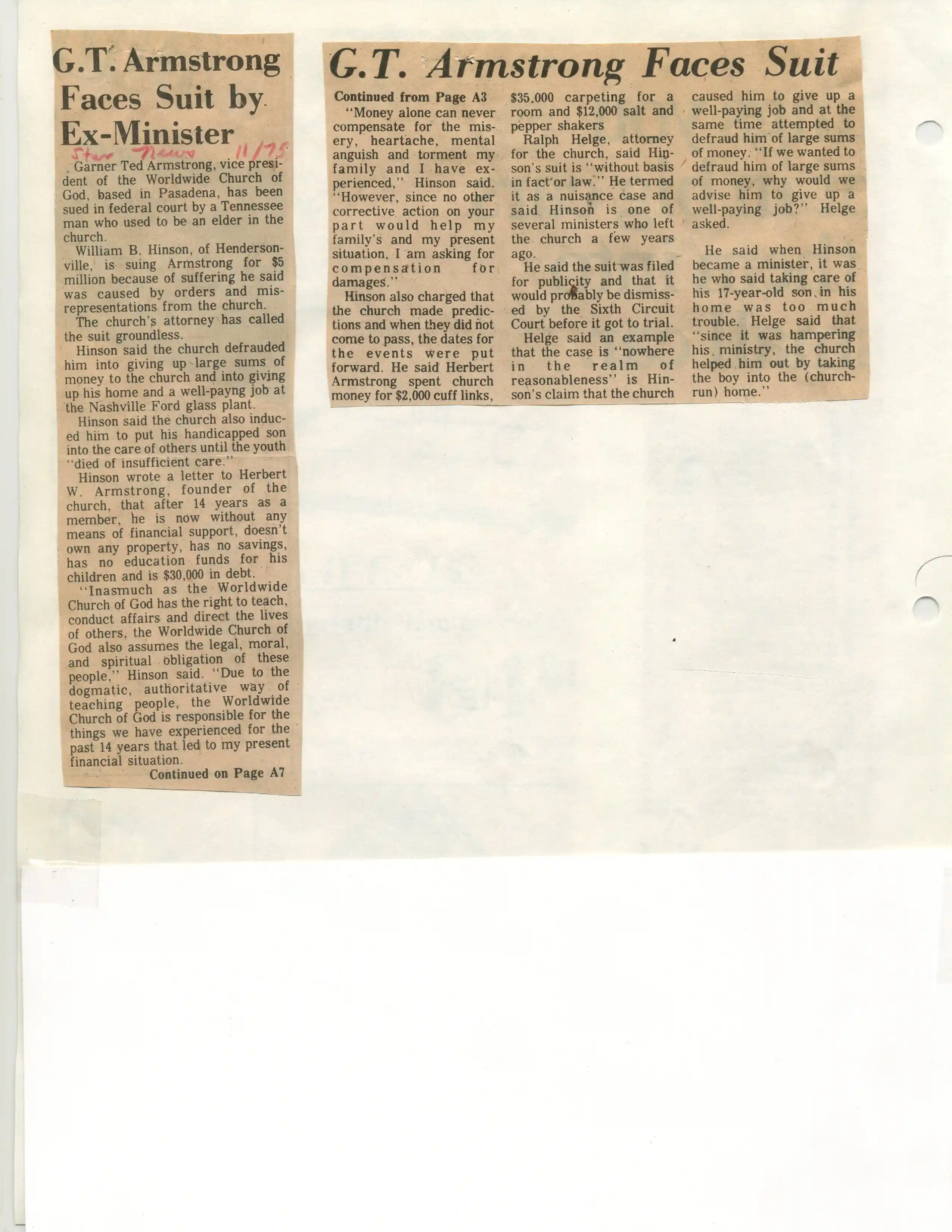 Pasadena Star News, 11-1975